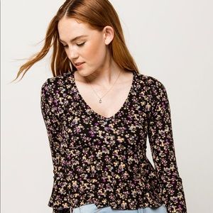 Tilly’s V-Neck Babydoll Top